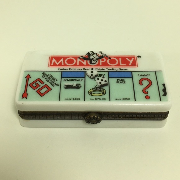 Monopoly Trinket Box with Racecar